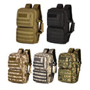 Magicdeal Multipurpose Outdoor Travel Hiking Camping Paracord Zipper Adjustable Strap Computer Backpack Bag Black 35L