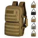 Magicdeal Multipurpose Outdoor Travel Hiking Camping Paracord Zipper Adjustable Strap Computer Backpack Bag Brown 35L