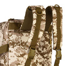 Magicdeal Multipurpose Outdoor Travel Hiking Camping Paracord Zipper Adjustable Strap Computer Backpack Bag 35L Desert Digital