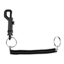 Spring Coil Elastic Safety Fishing Lanyard Rope Key Holder Tool Tackle Gear Keeper Tether