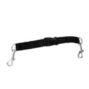 36cm Black Scuba Diving Stage Bottle Cylinder Tank Secure Webbing Lanyard with Quick Release Buckle Connecting Double End Bolt Snap Clip