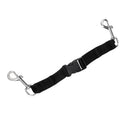 36cm Black Scuba Diving Stage Bottle Cylinder Tank Secure Webbing Lanyard with Quick Release Buckle Connecting Double End Bolt Snap Clip