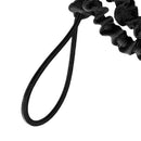 2m/6.6ft Kayak Canoe Paddle Leash Fishing Rod Coil Tether Bungee Rope Heavy Duty
