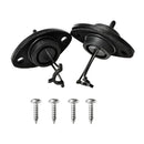 1 Pair Replacement Kayak Thread Drain Plug with Screws for Dinghy Canoe Small Boat