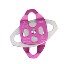 32KN Large Aluminum Alloy Double Pulley for 16mm Dia. Rope Rock Climbing Mountaineering