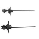 Kayak Canoe Boat Rudder Direction Foot Control Footrest Rod Rotating Pedal