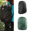 Magicdeal Rucksack Bag Backpack Waterproof Dust Rain Cover with Pouch for Outdoor Travel Camping Hiking 25-45L Black
