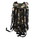 Magicdeal 90L Outdoor Sports Travel Hiking Camping Hunting Mountaineering Adjustable Backstrap Backpack Bag Camouflage Green