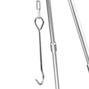 Aluminum Alloy Cooking Picnic Pot Fire Oven Tripod Hanger Grill Stand 3 Leg with Hook and Chain