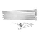 Aluminum Alloy Cooking Picnic Pot Fire Oven Tripod Hanger Grill Stand 3 Leg with Hook and Chain