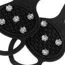 Non-slip Five Teeth Snow Ice Cleats Grippers Grips Spikes Shoes Soles Boots Ice Fishing Climbing