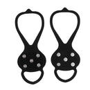 Non-slip Five Teeth Snow Ice Cleats Grippers Grips Spikes Shoes Soles Boots Ice Fishing Climbing