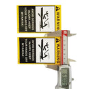 2 Pieces / Set Attention Warning Stickers Kayak Paddles Fishing Boat Canoe Car Truck Motorbike Decals