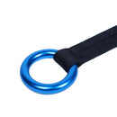 Magicdeal 22KN Ring Strength Tree Arborist Climbing 27mm 110cm Rope Friction Savers Climbing Accessories Black