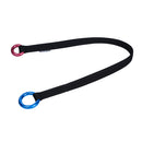 Magicdeal 22KN Ring Strength Tree Arborist Climbing 27mm 110cm Rope Friction Savers Climbing Accessories Black