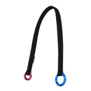 Magicdeal 22KN Ring Strength Tree Arborist Climbing 27mm 110cm Rope Friction Savers Climbing Accessories Black