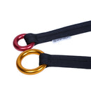 Magicdeal 22KN Ring Strength Tree Arborist Climbing 27mm 90cm Rope Friction Savers Climbing Accessories Black