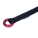 Magicdeal 22KN Ring Strength Tree Arborist Climbing 27mm 90cm Rope Friction Savers Climbing Accessories Black