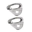 2 Pieces Stainless Steel Bolt Hanger for Mountaineering Rock Climbing