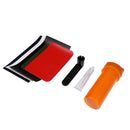8 Pieces/ Set Professional Inflatable Boat Kayak Repair Kit Tool 5 Pieces PVC Patches + 1 Piece Valve Wrench + 1 Piece Glue + 1 Piece Container Bucket
