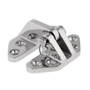 Durable Polished 316 Stainless Steel Hatch Hinge with Removable Pin Marine Boat Hardware Deck Caravan 2.7 x 2.56 x 1.18 inch