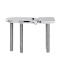 3" x 1.6" Durable 316 Stainless Steel Polished Boat Yacht Delicate Marine Hinge Screw Hardware