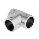 Solid Boat Handrail Hand Rail Fittings 90Â°316 Marine Stainless Steel Tee Hardware 1 inch