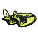 1 Pair Large Yellow Adult Men Adjustable Silicone Swimming Hand Paddle Swim Fins 8.66 x 5.9 inches