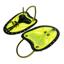 1 Pair Large Yellow Adult Men Adjustable Silicone Swimming Hand Paddle Swim Fins 8.66 x 5.9 inches