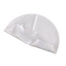 Adult High Stretch Waterproof Silicone Swim Cap Hat Gray