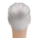 Adult High Stretch Waterproof Silicone Swim Cap Hat Gray