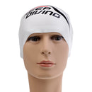 Adult High Stretch Waterproof Silicone Swim Cap Hat White