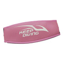 Pink Ladies Girls Comfort Neoprene Snorkeling Diving Mask Strap Cover Dive Glasses Belt 8.74 x 3.94inch