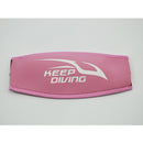 Pink Ladies Girls Comfort Neoprene Snorkeling Diving Mask Strap Cover Dive Glasses Belt 8.74 x 3.94inch