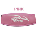 Pink Ladies Girls Comfort Neoprene Snorkeling Diving Mask Strap Cover Dive Glasses Belt 8.74 x 3.94inch