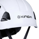 Magicdeal Professional Rock Climbing Head Safety Comfortable Wear Helmet For Mountaineering Caving Rappelling White
