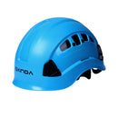 Magicdeal Professionals Rock Climbing Head Safety Comfortable Wear Helmet For Mountaineering Caving Rappelling Blue