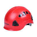 Magicdeal Professionals Rock Climbing Head Safety Comfortable Wear Helmet For Mountaineering Caving Rappelling Red