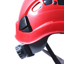 Magicdeal Professionals Rock Climbing Head Safety Comfortable Wear Helmet For Mountaineering Caving Rappelling Red