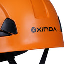 Magicdeal Professionals Rock Climbing Head Safety Comfortable Wear Helmet For Mountaineering Caving Rappelling Orange