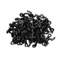 Pack of 50 Nylon Black Kayak Canoe Boat Deck Loops Pad Eye Kayak Accessories