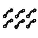 Pack of 50 Nylon Black Kayak Canoe Boat Deck Loops Pad Eye Kayak Accessories