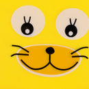 Cute Cat Cartoon Swimming Bathing Cap Hat for Children Kids Boy Girl Yellow