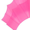 Pair Of Finger Webbed Gloves Swimming Training Equipment M Pink