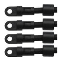 4 Pieces Replacement Shock Cord Fixed End Stop for 1/4 inch Kayak Bungee Rope Rigging