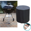 UV Protection Waterproof Black Barbecue Cover for Outdoor Garden Patio Kettle BBQ Grill 76 x 71cm