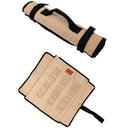Canvas Bag with Handle for Carrying 20 Pieces Tent Pegs from 20cm to 35cm Length Camping Caravan Awning Nails Stakes Storage