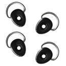 4 Pieces Kayak Canoe Boat D Ring Tie Down Loop Safety Deck Fitting Accessories