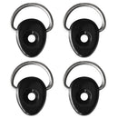4 Pieces Kayak Canoe Boat D Ring Tie Down Loop Safety Deck Fitting Accessories