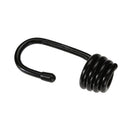 2 Pieces Plastic Coated Steel Wire Hooks for 0.3inch Shock Cord Bungee Elastic Rope Black